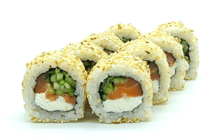 Філадельфія з лососем у кунжуті