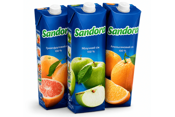 Сок «Sandora» в ассортименте 1л.