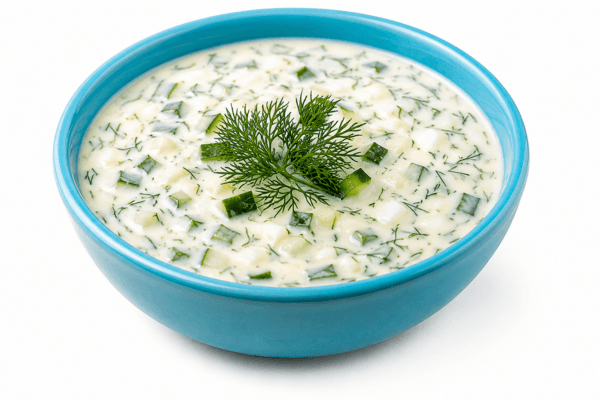 Окрошка с курицей Окрошка с курицей